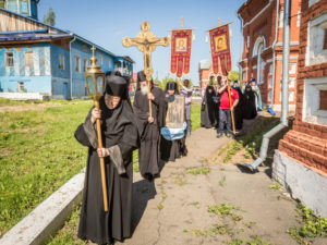 Престольный праздник Ризоположенского монастыря